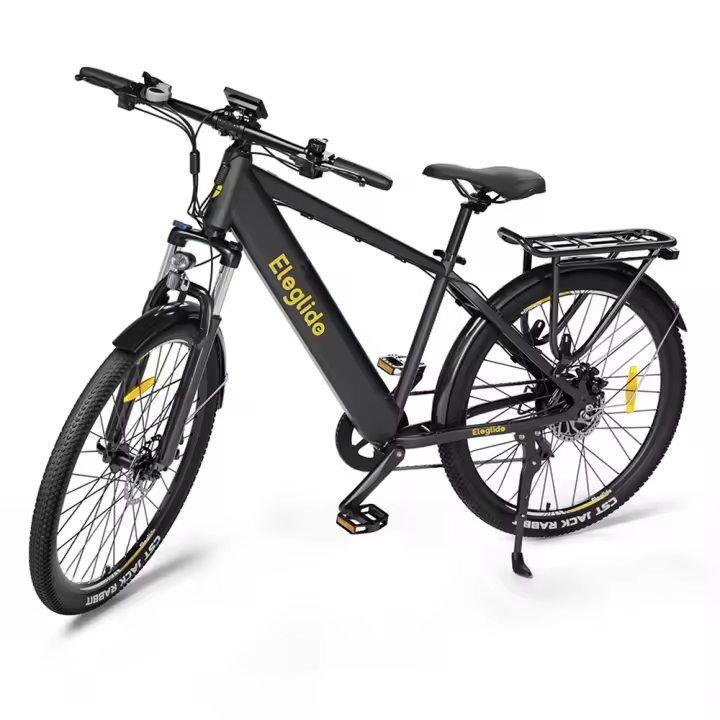 Eleglide T1 Bicicleta eléctrica de trekking con neumáticos de 27,5 pulgadas, batería de 36V 13Ah, motor de 250W, Shimano 7 velocidades, velocidad máxima de 25 km/h, alcance máximo de 100 km, resistente al agua IPX4, freno de disco dual - 1