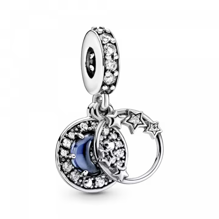 Charm Pandora Cielo Azul Noche Creciente Luna 799216C01 mujer - 1
