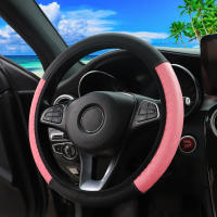 Cubierta De Volante De Cuero PU Para Coche Compatible Con Ruedas De 14.5-15 Pulgadas Cómoda Y Suave Sin Anillo Interno - details 6