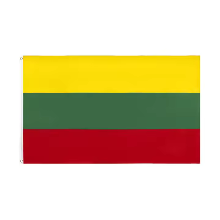 Bandera De La República De Lituania 90x150 CM Para Decoración Material Poliéster Estilo Colgante Fabricada En Super-Tex - 1