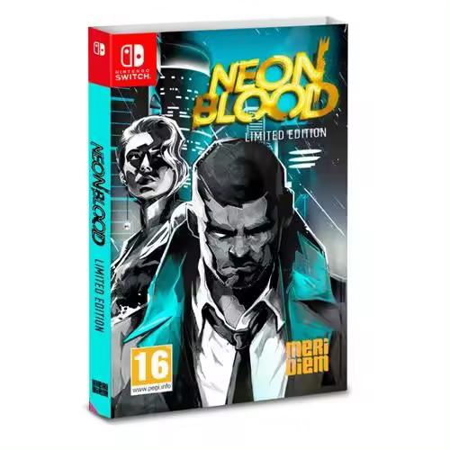 NEON BLOOD LIMITED EDITION SWITCH PAL ESPAÑA NUEVO FISICO PRECINTADO ESPAÑOL CASTELLANO - Meridiem Games - 1