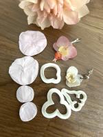 Juego de Cortadores y Nervadores para Mini-Orquidea Phalaenopsis Realista. Herramientas para bisuteria,Porcelana fría y Arcilla Polimérica- Cortadores para flores en Miniatura. - details 0