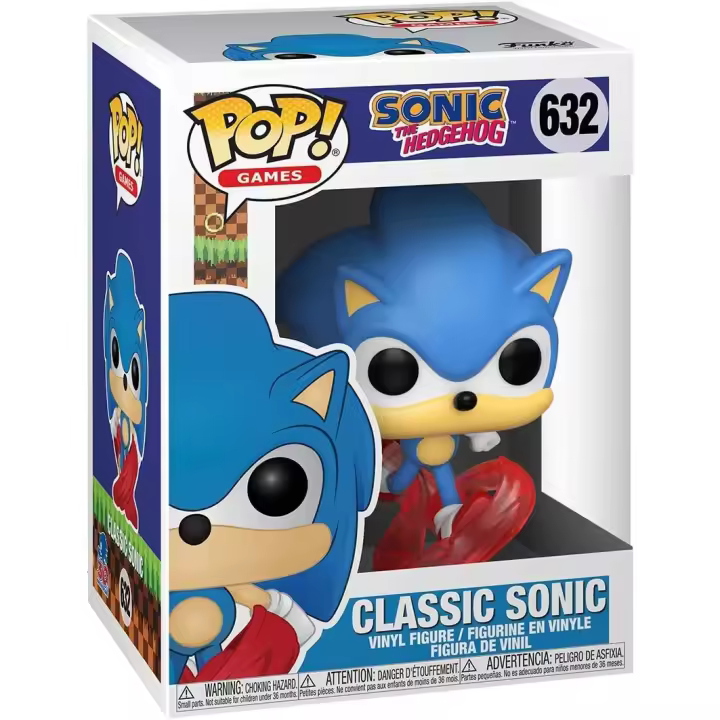 Funko Pop! Games 30th-Running Sonic The Hedgehog - Figura de Vinilo Coleccionable - Idea de Regalo- Mercancia Oficial - Juguetes para Niños y Adultos - Video Games Fans - Muñeco para Coleccionistas - MR POPYE - 1