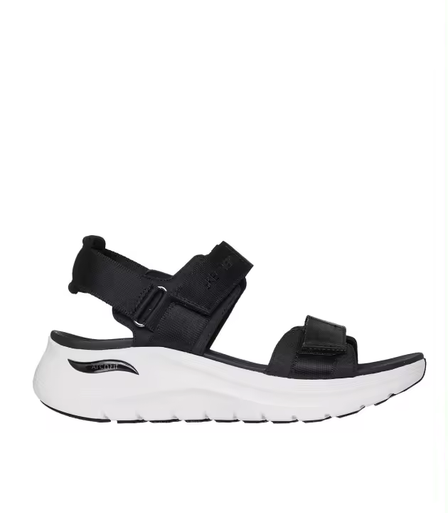 Sandalia  Mujer  Skechers Archi Fit  Negro - 1