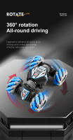 Coche De Carreras Deformable Con Sensores De Gestos Control Remoto Luces Música Spray Horizontal Acrobacias Off-road Escalada Drift Envoltura - details 8