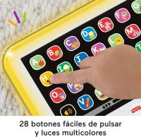 Fisher Price Mi primera tableta  Juguete electrónico Educativo con Luces y Sonidos Mattel cdg61 - details 3