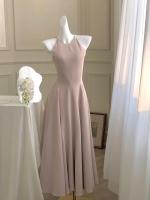 Vestido Largo Vintage Francés Para Mujer Sin Mangas A-Line Princesa Vestido De Noche De Primavera Para Fiesta Y Boda - details 9
