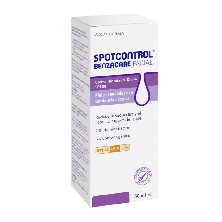 Benzacare spotcontrol facial crema spf30 50ml - 1