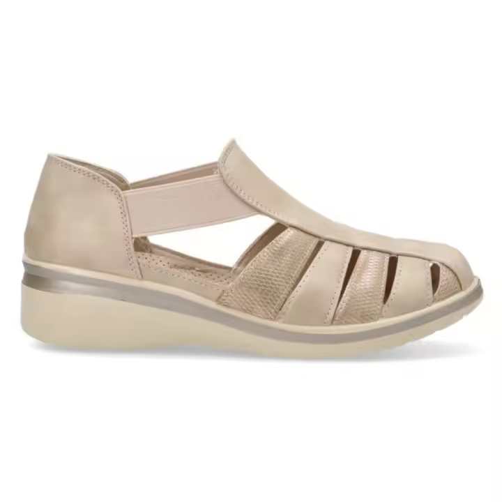 Amarpies cangrejera confort para mujer amd28402 color arena - 1