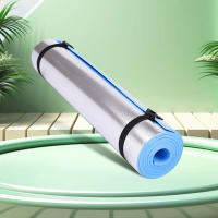 Alfombra De Yoga EVA De Aluminio No Esmerilada Antideslizante Para Gimnasia Y Fitness Tamaño 180x50cm Impermeable Para Pícnic En La Playa Y Camping - details 1