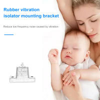 Juego De 4 Soportes De Goma Para Aire Acondicionado Absorbedor De Choque Anti-Vibración Isolador Pads Montaje De Vibración - details 4