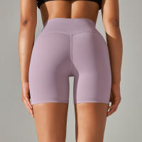 Women Sports Short Yoga Legging Shorts Squat Proof High Waist Fitness Tight Shorts Quick Drying Cycling Workout Gym Shorts - details 17