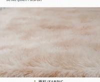 Alfombra Redonda De Peluche Suave Para Sala De Estar Decoración De Hogar Dormitorio Y Habitación De Niños Alfombra Blanca Espesa Para Salon - details 17