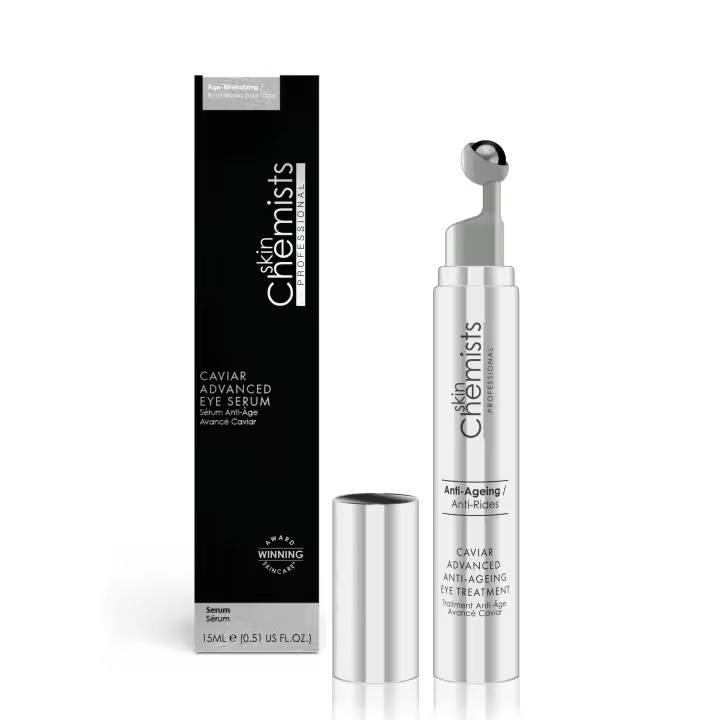 skinChemists Tratamiento para el Contorno de Ojos de Caviar con aplicador en Roll-On 15ml - 1