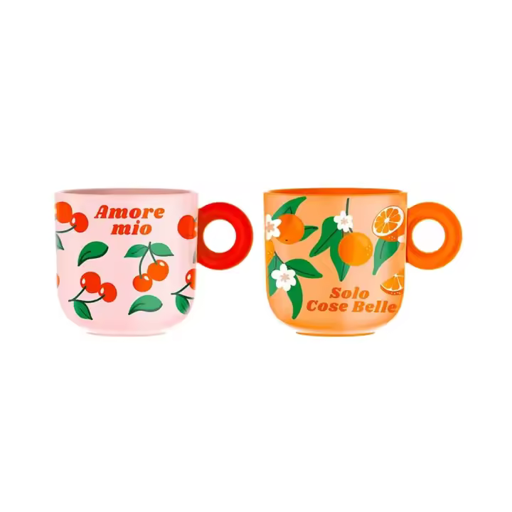 Bialetti Set 2 Fruit Taza - 1