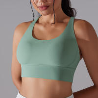 Sujetador Deportivo Para Mujer Alta Soporte Impacto Yoga Running Quick Dry Top Deporte Gimnasio Padded Bralette Sexy - details 7