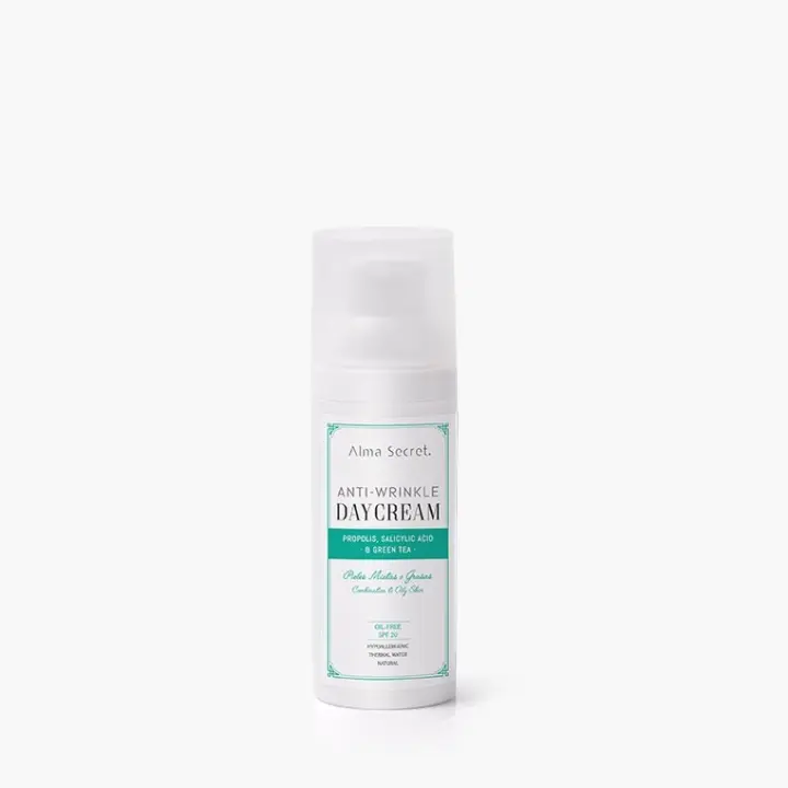 Crema de día Antiarrugas (oil-free) con SPF 20 - Alma Secret -  Piel grasa - 1