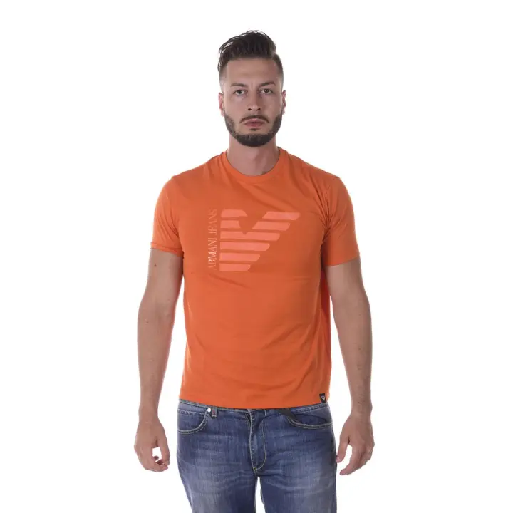 Armani Jeans AJ Algodón Hombre Naranja camiseta 6Y6T236J00Z 1665 - 1