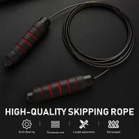 Salto de cuerda, cuerda de velocidad de salto ajustable para deporte, fitness, entrenamiento, crossfit, boxeo, gimnasio (hombres y mujeres) - details 3