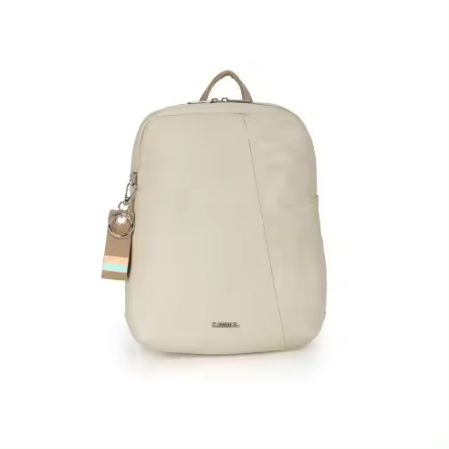 Gabol Mochila Urbana  de Mujer - Colección Muriel - Referencia 603442-006 Beige - Medidas 26x32x911 Cm -Bolsillo Trasero - Nueva Colección 25 - - 1