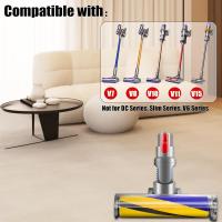 Cepillo suave para suelos duros, compatible con V7 V8 V10 V11 V15v7v8v10v11 Cepillo para suelos con accionamiento directo y luz verde WKD, ilumina el polvo oculto en suelos de parquet - details 0
