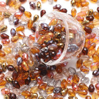 Lote De 30 Piezas De Pendantes De Cristal Lloro 8x12mm Colores Mixtos Para Creación De Joyas DIY Accesorios De Vidrio En Forma De Perla - details 9