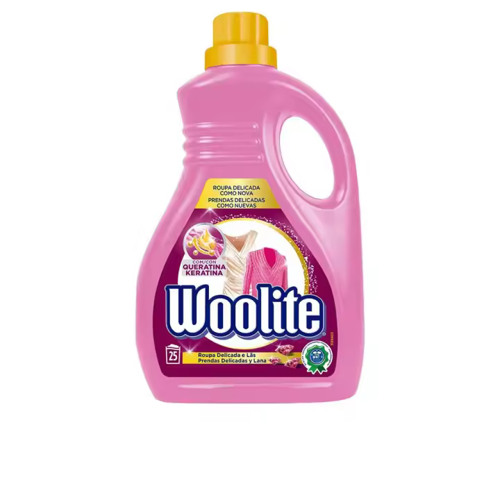 Woolite DETERGENTE ROPA DELICADA Y LANA 25 LAVADOS 750 ML - 1