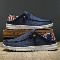 Zapatos Casuales Para Hombre Mocasines De Lona Cómodos Y Antideslizantes Zapatillas Suaves Para Caminar Ideal Para Verano - details 17
