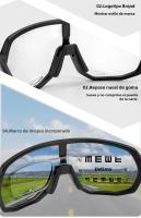 Gafas De Ciclismo Photochromic UV400 Para Hombres Y Mujeres Gafas De Sol Para Deportes Al Aire Libre MTB Y Carretera Gafas De Bicicleta Con Lente De Transición - details 10