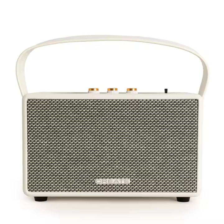 CREATE -  Altavoz portátil con Bluetooth, USB y AUX - SPEAKER RETRO - 1