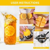Exprimidor de Limon, exprimidor de Limon, exprimidor de citrics de alta resistencia, exprimidor de Lima de metal, exprimidor de mano solido, exprimidor de naranja duradero, exprimidor manual, Limón - details 4
