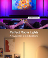 Lámpara De Piso RGB LED 140cm Para Ambiente Moderno Iluminación De Modo Dimmable Decorativa Para Dormitorio Instalación En Esquina Incluye Bombillas Control Remoto Material Aluminio - details 6