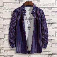 Camisa De Patoleta Para Hombre Con Manga Larga Para Uso Formal Y Casual Estilo Casual Inteligente Cuadros Talla Única - details 6