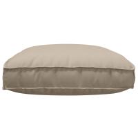 Cojín de Exterior vidaXL Taupe Poliéster 120 x 12 x 80 cm - details 4