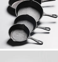 Sartén De Hierro Fundido 20cm Antideslizante Para Carne Frita Huevos Y Panqueques Universal Para Estufa De Gas Y Inducción - details 7