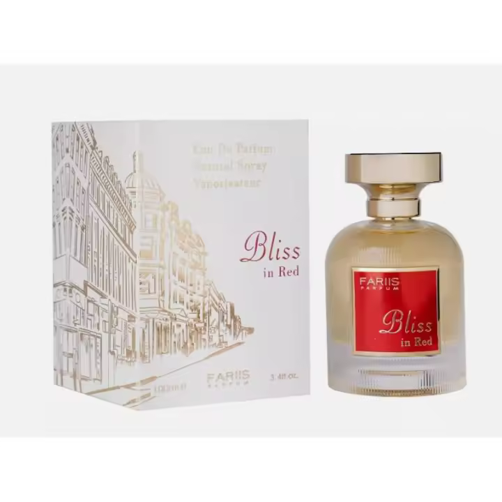PERFUME BLISS IN RED EDP 100ML PARA MUJER------PRESTIGIOSA MARCA FARIIS---DURACIÓN 8 HORAS-----PRODUCTO TOP - 1