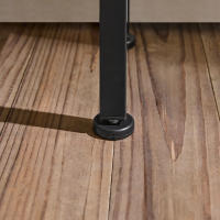 SoBuy Mesa de Entrada Recibidor Mesa de Consola MDF y Hierro 120 x 80 x 20 cm FSB19-XL-N ES - details 3