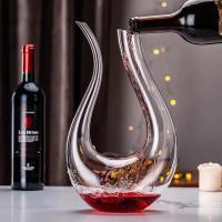 Gran Decantador De 1500ML Cristal Hecho a Mano Para Vino Tinto Brandy Y Champagne Jarra De Agregador Para Barra Familiar - details 1