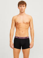 Jack & Jones Hombre Boxer Calzoncillos Pack 5 unids SerieTrunks Mod JCOLIVER , composición 95% algodón y 5% elastano Cintura Elástica REF 259097 - details 3