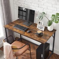 Escritorio Industrial Compacto - 60x120x76 cm, Mesa de Oficina y Estación de Trabajo, Ideal para Teletrabajo, Estudio y Dormitorio, Estructura de Metal - details 9