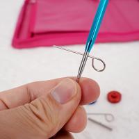 Juego De Agujas De Tejer Con Anillo Cuadrado Desmontable Alumina 9 Piezas Herramienta De Crochet Kit De Manualidades - details 1