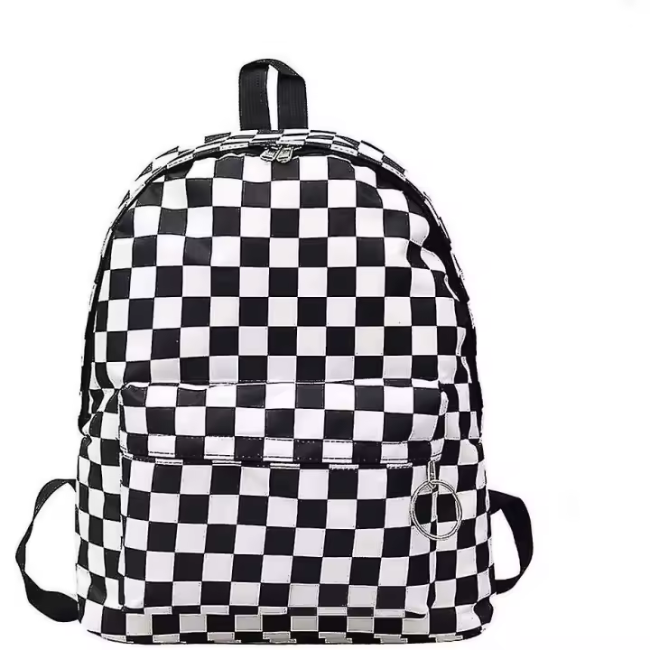 Mochila Escolar para adolescentes, mochilas de tablero de Ajedrez - 1