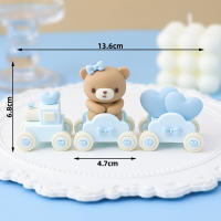 Topper De Pastel De Tren Marrón Con Animales Para Niños Decoración De Cumpleaños Bebé Fiesta De Aniversario Con Giraffa Oso Elefante Mono - details 20