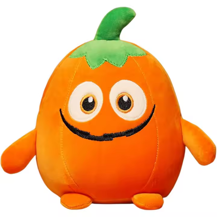 Sudadera de calabaza de Halloween de 20 cm, sudadera de animal de Halloween Naranja, Lindo - 1