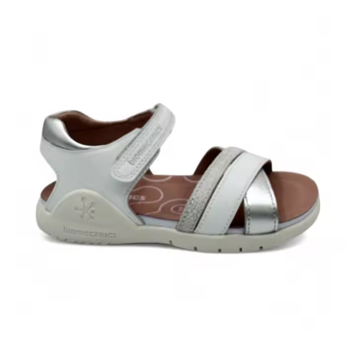 Sandalias marca Biomecanics para infantil en color blanco - 1