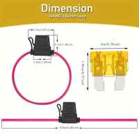 Banner - Portafusible impermeable 16 AWG ATO incluye fusible 30A