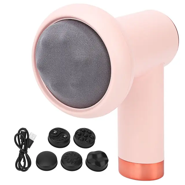 Masajeador de Celulitis de Mano, Máquina de Quema de Vibración de Masaje para Reducir La Grasa Corporal Eléctrica con Cabeza de 5 Tamaños, 6, envIO desde España - 1