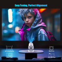 Proyector Portátil Magcubic HY300 Pro+ Android 11 8000 Lumens 4K 720P Con WiFi 6 Y Altavoz Integrado Para Películas Al Aire Libre En Casa - details 4
