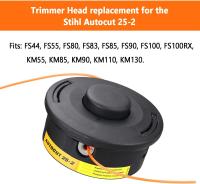 Cabezal de Corte para Stihl Auto Cut 25-2, Cabezal de Corte compatible con desbrozadora Modelo Stihl FS, accesorio de Corte de Hilo KM Series - details 0
