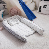 Cuna De Bebé Portátil 85x50cm Con Almohada Y Frontera De Seguridad Algodón Cradle Para Recién Nacidos Lounger Infantil Co-sueño Cuna De Bajo Peso - details 4